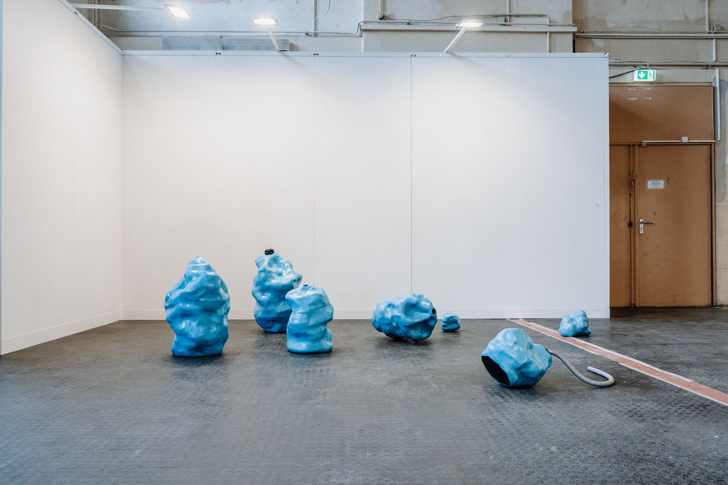 Judith Adelmann aspiration blue ceramics installation
